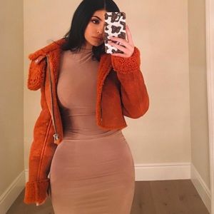 Forever21 Chocolate Shearling Jacket